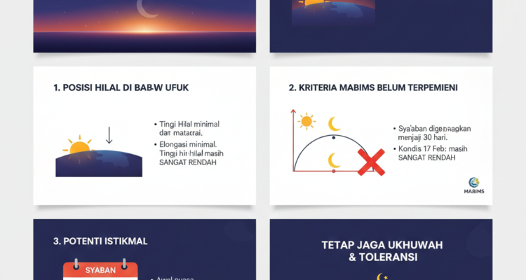 Gambar Ilustrasi Hilal, Foto/Gemini Ai