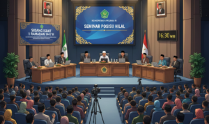 Gambar Ilustrasi Ini Jadwal Dan Agenda Sidang Isbat Penetapan 1 Ramadan 1447 H Hari Ini, Foto/IGemini AI Gambar Ilustrasi Ini Jadwal Dan Agenda Sidang Isbat Penetapan 1 Ramadan 1447 H Hari Ini, Foto/IGemini AI