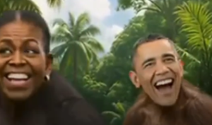 Gambar Barack Obama dan Istri saat jadi korban Rasis,Foto/Video Tiktok Jawa Pos