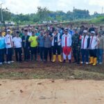 Foto Bersama Saat penanaman pohon di Jalan Bomang, Bojong Gede, Kabupaten Bogor, Foto/Istimewa
