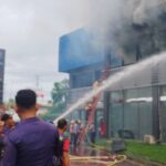 Situasi kebakaran di CV Delima Cibuluh Bogor, Foto/Istimewa