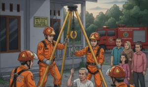 Gambar Ilustrasi Lansia Terjebur, Foto/Adi Wirman