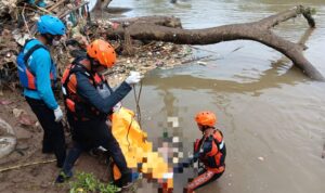 jasad seorang pekerja proyek renovasi Jembatan Leuwiranji ditemukan tewas, Foto/Isitimewa