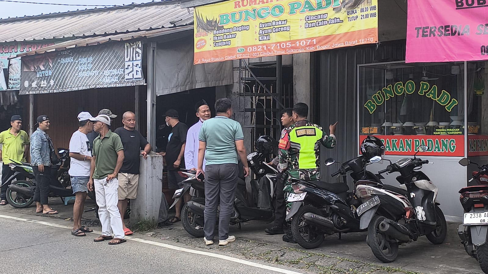 Lokasi penemuan pria berusia 48 tewas di Cilebut Timur, Foto/Isitimewa