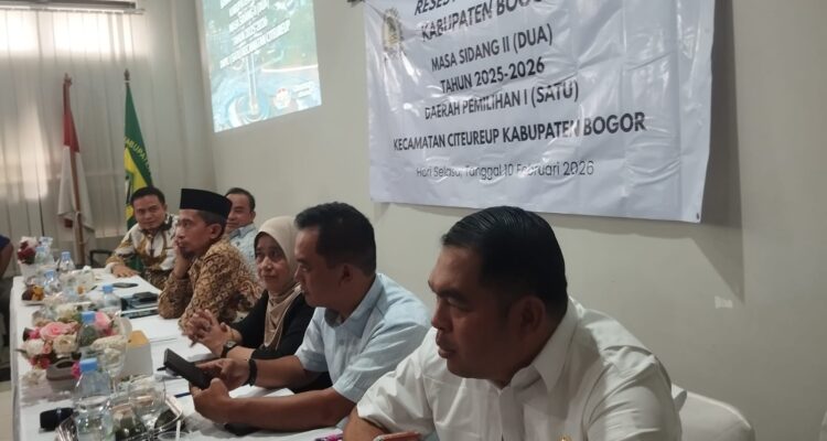 Wakil Ketua DPRD Kabupaten Bogor, Agus Salim saat mengadakan reses, Foto/Isitimewa