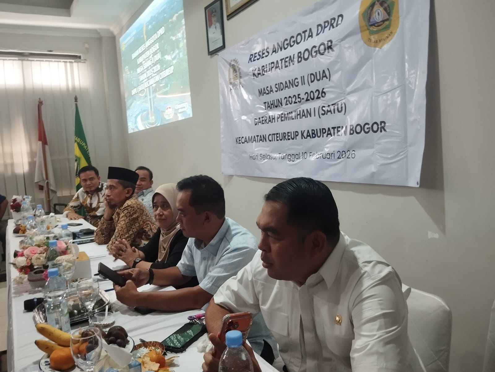 Wakil Ketua DPRD Kabupaten Bogor, Agus Salim saat mengadakan reses, Foto/Isitimewa
