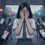 Gambar Ilustrasi asus kekerasan seksual dan pengancaman penyebaran konten asusila revenge porn, Foto/Gemini AI