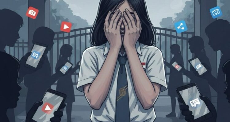 Gambar Ilustrasi asus kekerasan seksual dan pengancaman penyebaran konten asusila revenge porn, Foto/Gemini AI