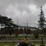 Kondisi Atap Stadion Pakansari Bogor diterjang angin Puting Beliung, foto/Isitmewa