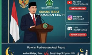 Gambar ilustrasi Kive Streaming sidang isbat dalam pegumuman bukan suci ramadan 2026, foto/Gemini Ai Gambar ilustrasi Kive Streaming sidang isbat dalam pegumuman bukan suci ramadan 2026, foto/Gemini Ai