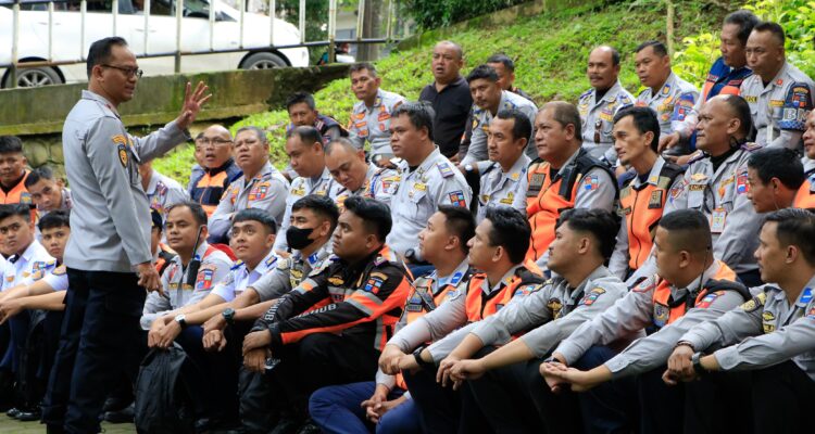 Anggota Dishub Kota Bogor saat di breafing, Foto/Istimewa