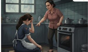 Gambar Ilustrasi seorang perempuan aniaya ART/ Foto/Gemini Gambar Ilustrasi seorang perempuan aniaya ART/ Foto/Gemini