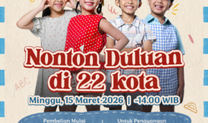 film terbaru mereka, Na Willa, tayang lebih awal di 22 kota di Indonesia pada Minggu, 15 Maret 2026, Foto/Istimewa