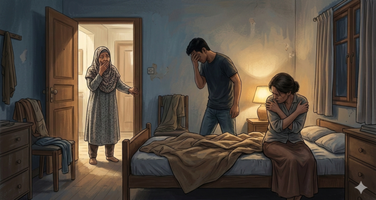 Gambar Ilustrasi Pelecehan seksual terhadap tetangganya, Foto/Gemini Ai