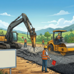 Gambar Ilustrasi Jalan Parungpanjang hingga Bunar, Foto/Gemini AI