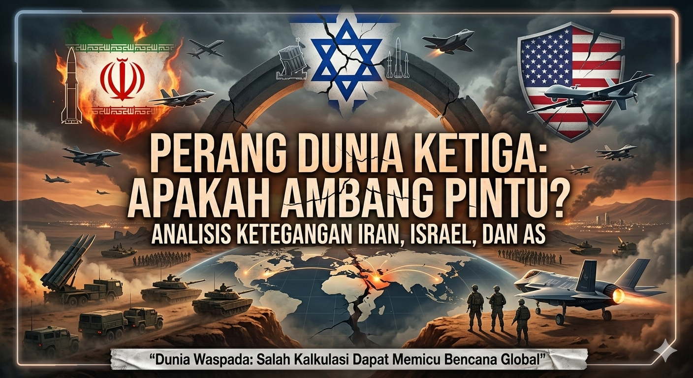 Gambar Ilustrasi Perang dunia ketiga jika terjadi, Foto/Gemini AI