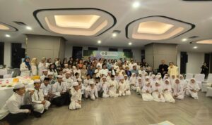 Alumni USU Jabodetabek Peduli (AUJP) kembali menggelar kegiatan sosial tahunan berupa buka puasa bersama anak yatim di NT Tower, Pulomas, Jakarta pada Rabu (11/3/2026), kemarin, Foto/Istimewa