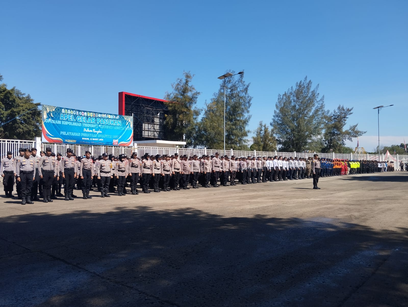 Apel personel gabungan untuk pengamanan mudik lebaran tahun 2026, Foto/Istimewa