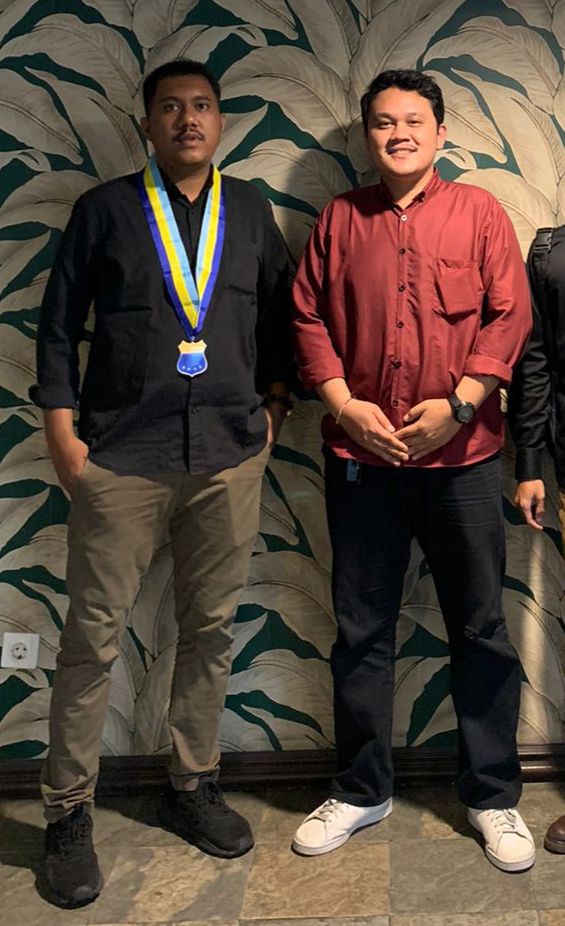 Ketua Koalisi Pemuda Mahasiswa Peduli Demokrasi (KPMPD) Aditya Pratama Hermon