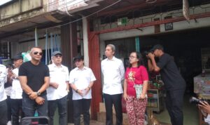 Wali Kota dan Wakil Wali Kota Bogor saat pembersihan PKL, Foto/Maya Melania