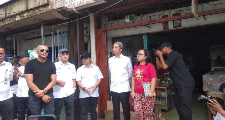 Wali Kota dan Wakil Wali Kota Bogor saat pembersihan PKL, Foto/Maya Melania