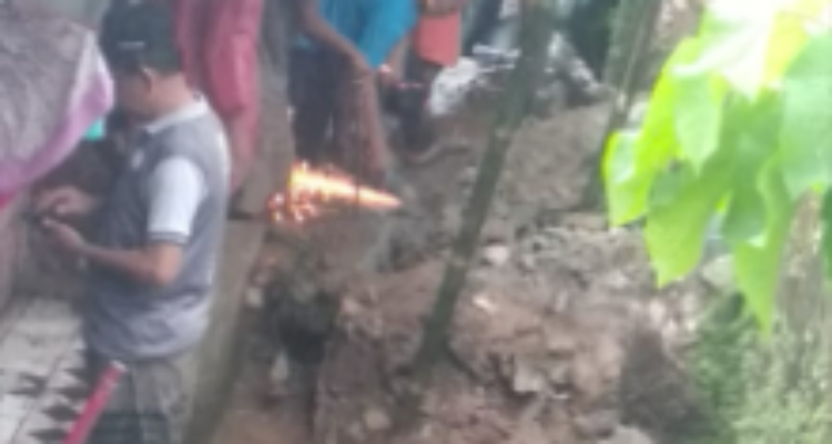 Kondisi longsor di wilayah RW 01 dan RW 03, Kelurahan Tegallega, Kota Bogor, Selasa 03 Maret 2026, Foto/Maya Melania