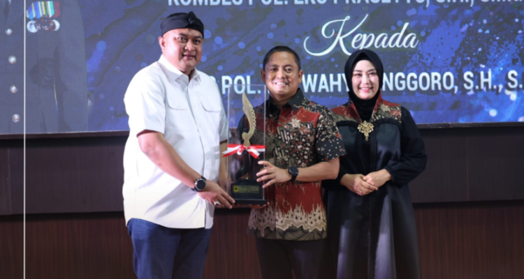 Bupati Bogor, Rudi Susmanto saat menghadiri Pisah sambut Kapolresta Bogor Kota, Foto/Diskominfo Kabupaten Bogor