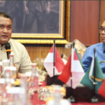 Bupati Bogor, Rudy Susmanto bersama Sekda,Ajat Jatnika