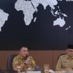 Bupati Bogor bersama Sekda Ajat Jatnika, Foto/Diskominfo Kabupaten Bogor