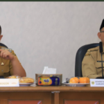 Bupai Bogor, Rudy Susmanto bersama Sekda, Ajat Jatnika, Foto/Diskominfo Kabupaten Bogor