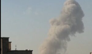 Kupalan asap pasca penyerangan AS dan Israel ke Iran, Foto/Isitimewa