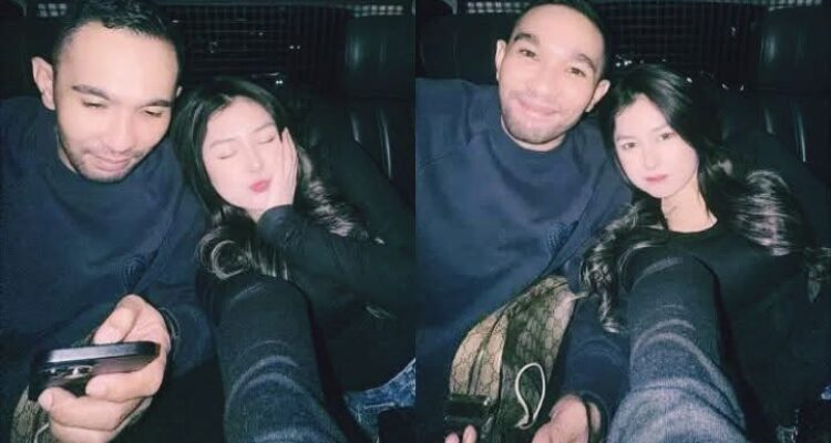 Foto Enji Baskoro bersama seorang putri remaja yang diduga anaknya, Foto/Tangkapan layar threads @anonim