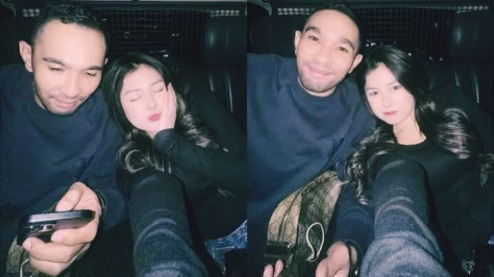 Foto Enji Baskoro bersama seorang putri remaja yang diduga anaknya, Foto/Tangkapan layar threads @anonim