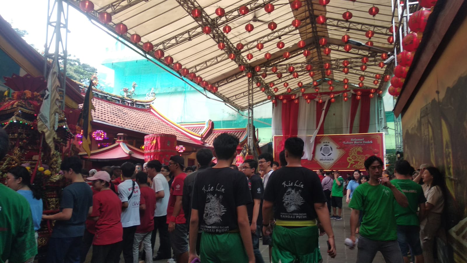 Suasana di kawasan Surya Kencana Bogor jelang Perayaan Cap Go Meh (CGM), Foto/Maya Melania