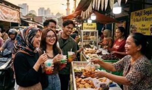 Ilustrasi GenZ berburu Takjil