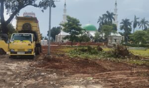 Situasi terkeni pembangunan alun-alun Kabupaten Bogor, Foto/Istimewa