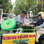 Mr. Nanang, seorang penjual es cincau asak Bogor, Foto/Adi Wirman