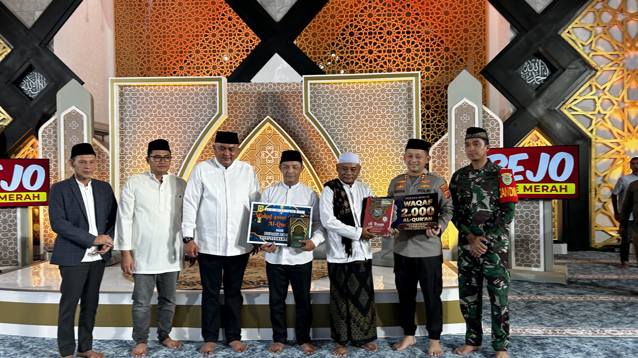 olres) Bogor menyalurkan 2.000 mushaf Al-Quran, Foto/Isitmewa