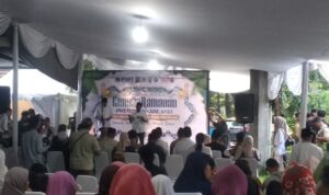 Kegiatan Santunan Anak Yatim di PWI Kota Bogor, Foto/Maya Melania