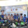 Polresta Bogor Kota membagikan Oli gratis dan Pemeriksaan Ram Chek kepada ratusan Ojol, Foto/ Maya Melania