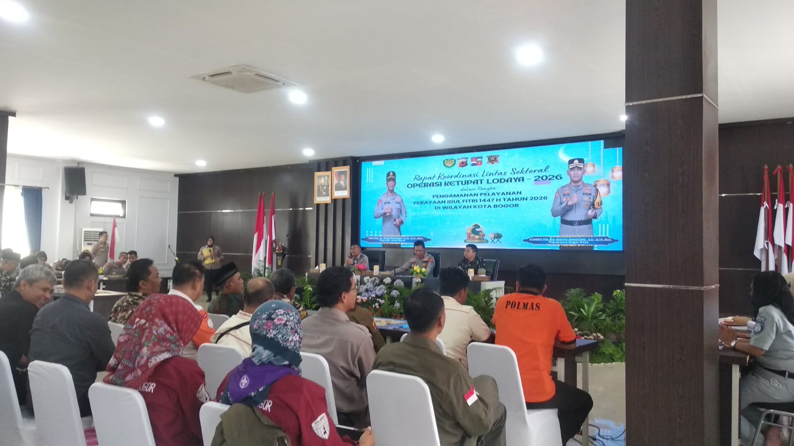 Polresta Bogor Kota tengah mempersiapkan persiapan Operasi Ketupat Lodaya 2026, Foto/Maya Melania