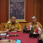 Bupati Bogor, Rudy Susmanto bersama Sekda, Ajat Jatnika, Foto/DIskominfo Kabupaten Bogor