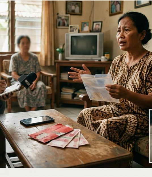 Seorang warga mengaku ATM untuk pencairan bansos ditahan oleh Diduga ketua RW, Foto/Gemini AI