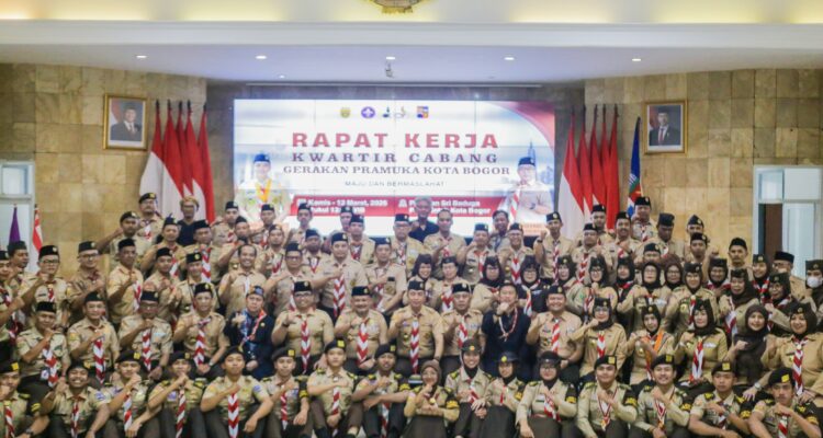 Foto bersama Kwarcab Kota Bogor, Foto/Diskominfo Kota Bogor