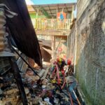 Kondisi rumah terbakar di Cilendek Timur, Kota Bogor, Foto/Maya Melania