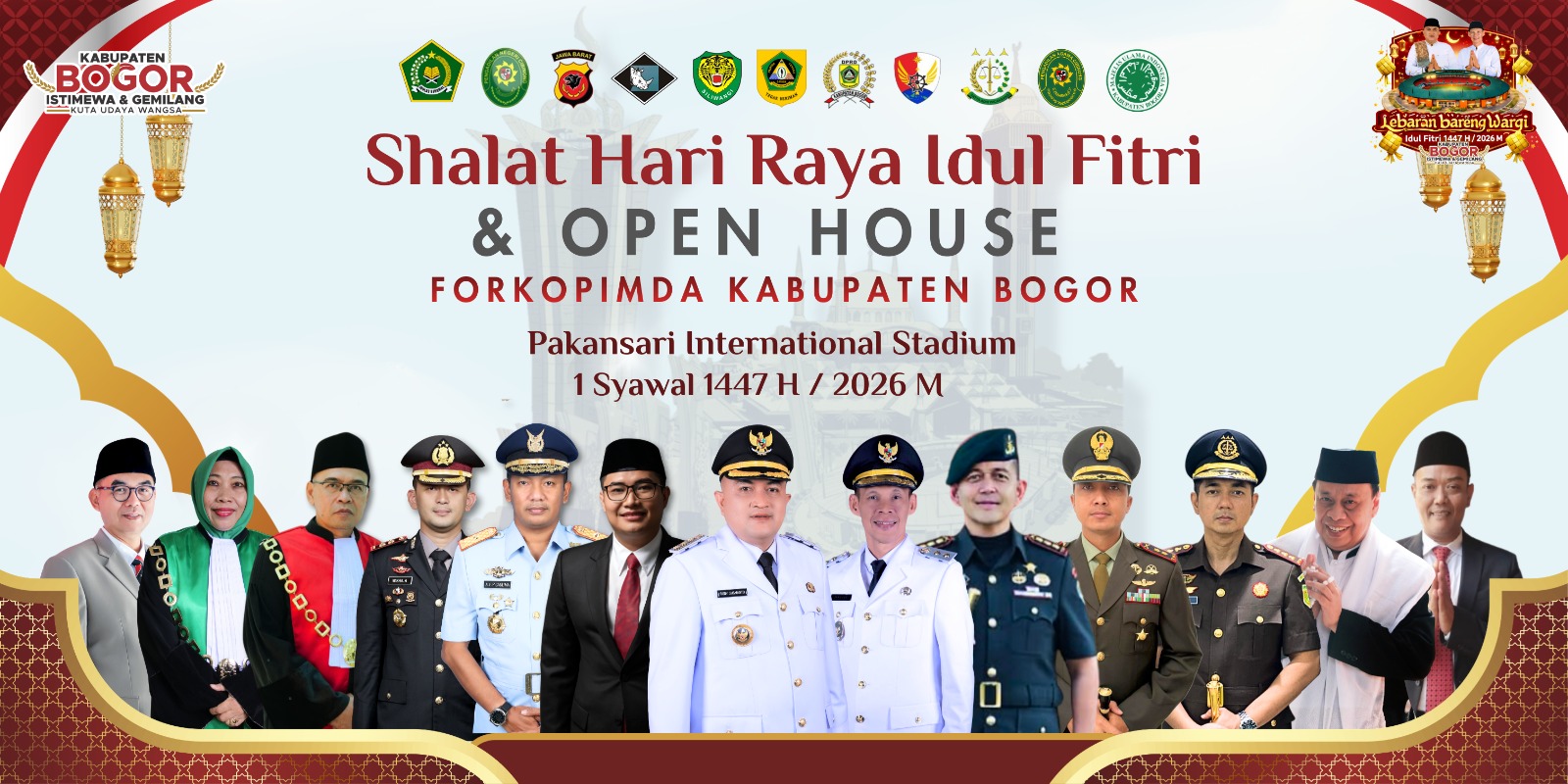 Bupati Bogor Rudy Susmanto bersama Pemerintah Kabupaten Bogor menyiapkan rangkaian kegiatan spesial dalam menyambut Hari Raya Idul Fitri, Foto/Diskominfo Kabupaten Bogor
