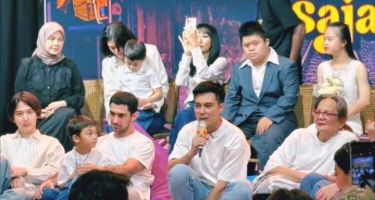 Aktro Baim Wong saat mempromisikan Filmnya, Foto/Isitimewa
