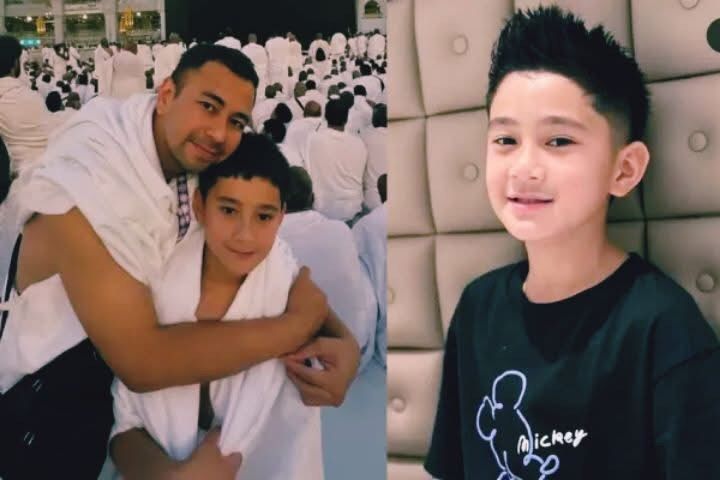 Foto Raffi Ahmad Bersama Rafathar, Foto/Isitmewa