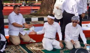 Bupati Bogor Rudy Susmanto menghadiri kegiatan silaturahmi bersama Gubernur Jawa Barat Dedi Mulyadi, Foto/Diskominfo Kabupaten Bogor Bupati Bogor Rudy Susmanto menghadiri kegiatan silaturahmi bersama Gubernur Jawa Barat Dedi Mulyadi, Foto/Diskominfo Kabupaten Bogor