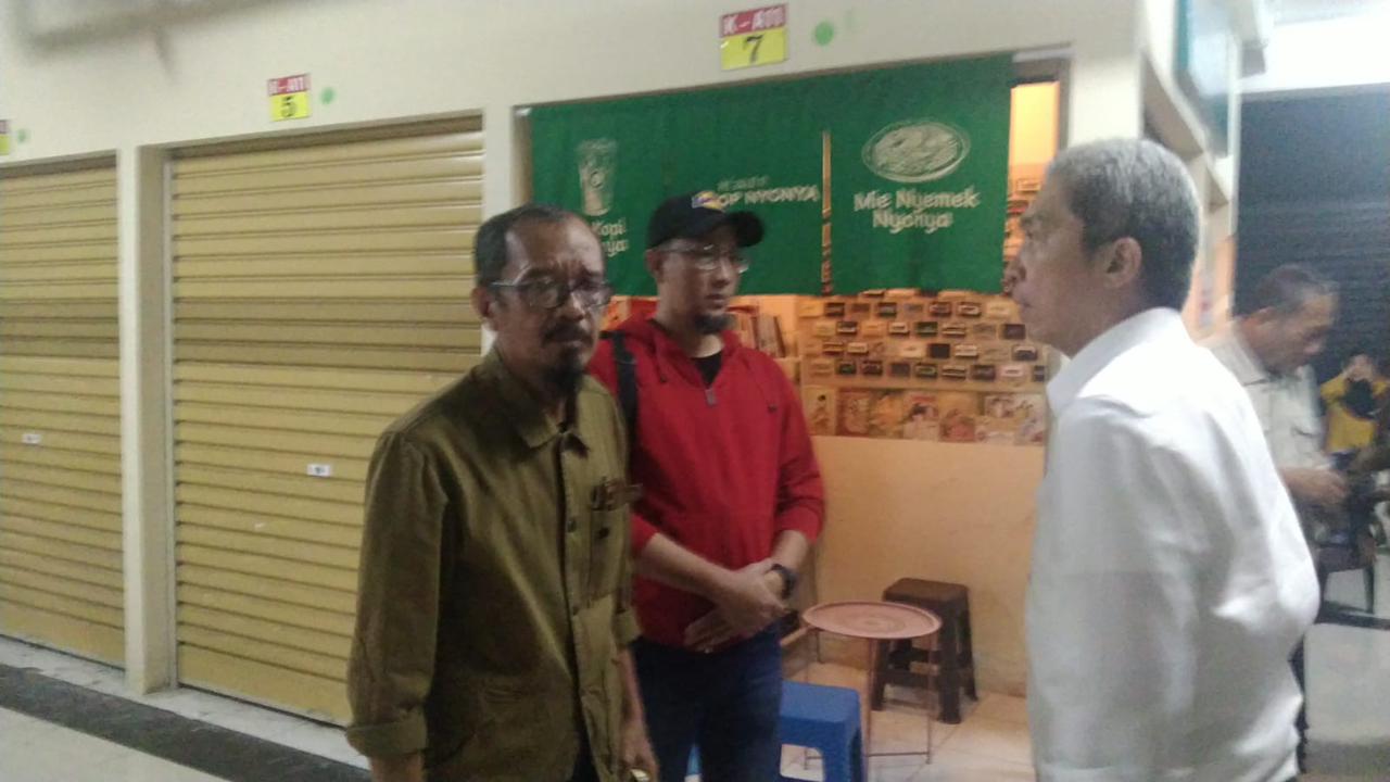 Wali Kota Bogor, Dedie A Rachim saat meninjau Pasar Jambu Dua Bogor, Foto/.Isitimewa